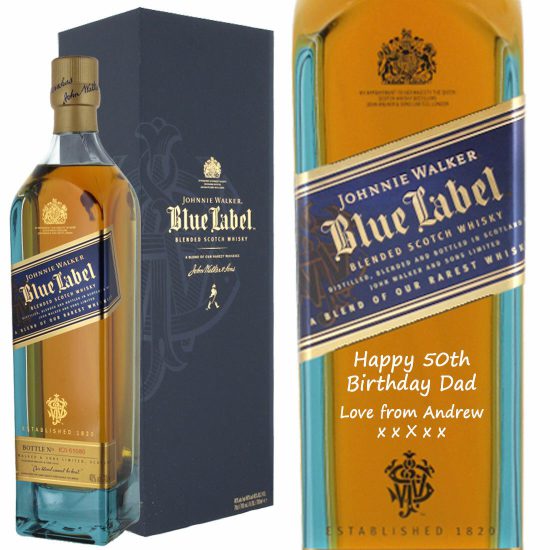 Personalised Johnnie Walker Blue Label 70cl