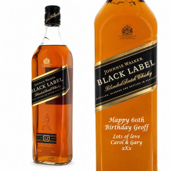 Personalised Johnnie Walker Black Label 70cl