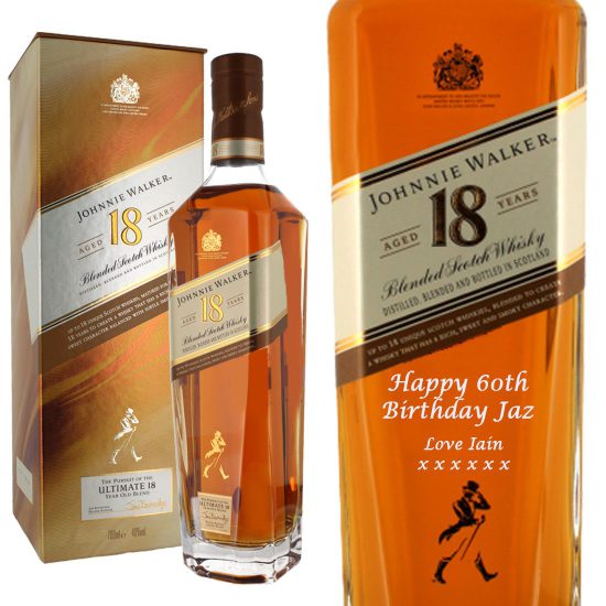 Personalised Johnnie Walker 18 Year Old 70cl