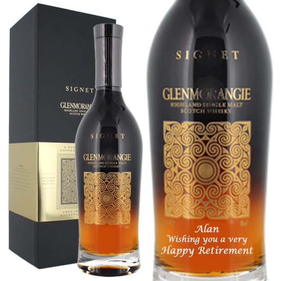 Personalised Glenmorangie Signet Single Malt Whisky 70cl