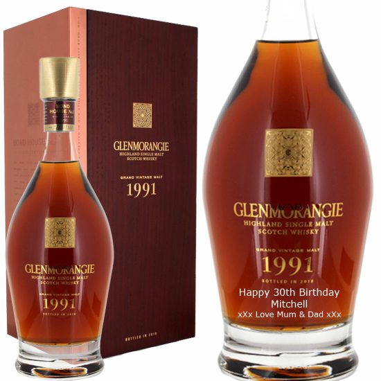Personalised Glenmorangie Grand Vintage Single Malt Whisky 70cl