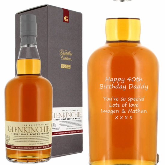 Personalised Glenkinchie Distillers Edition Single Malt Whisky 70cl