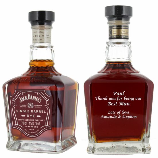 Personalised Jack Daniel's Rye Single Barrel 70cl