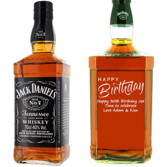 Personalised Jack Daniel's Old No7 70cl