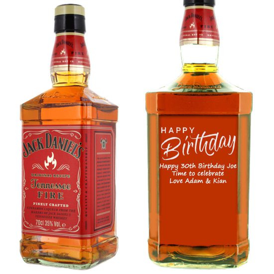 Personalised Jack Daniel's Fire 70cl