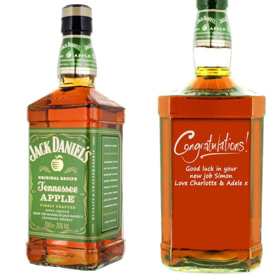 Personalised Jack Daniel's Apple 70cl