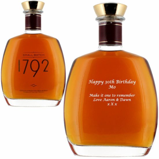 Personalised 1792 Small Batch Bourbon 75cl