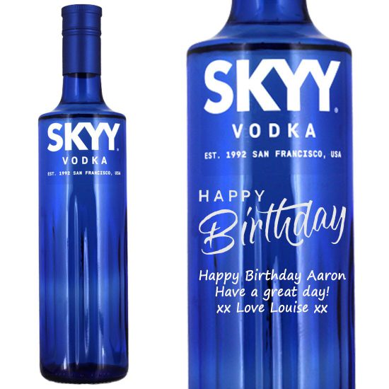 Personalised Skyy Vodka 70cl