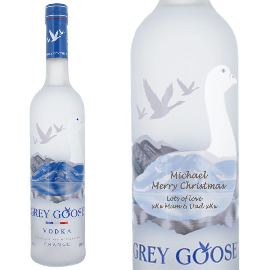 Personalised Grey Goose Vodka 70cl