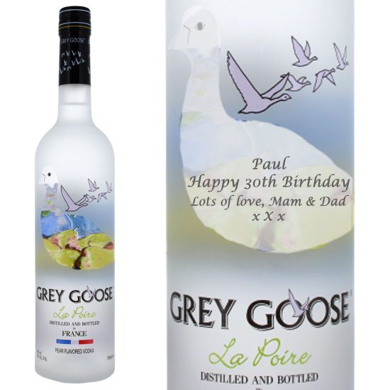 Personalised Grey Goose La Poire Vodka 70cl