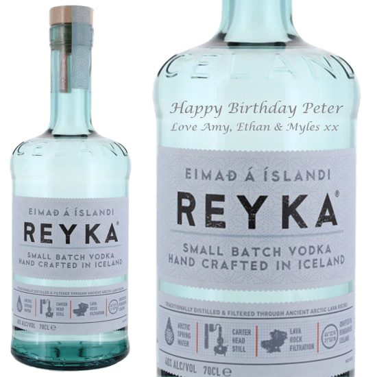 Personalised Reyka Vodka 70cl