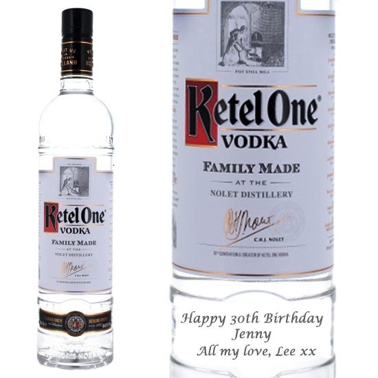 Personalised Ketel One Vodka 70cl