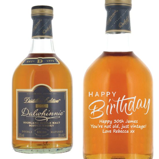 Personalised Dalwhinnie Distillers Edition 70cl