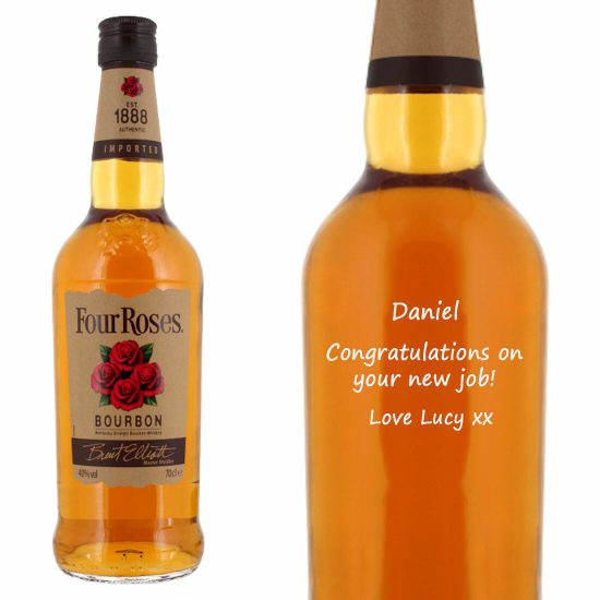 Personalised Four Roses Yellow Label 70cl
