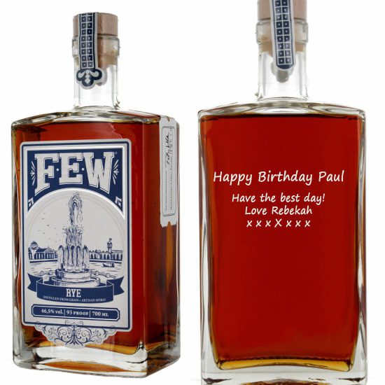 Personalised FEW Rye Whiskey 75cl