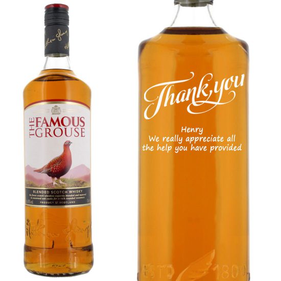 Personalised Famous Grouse Blended Whisky 100cl