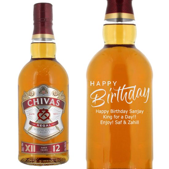 Personalised Chivas Regal 12 Year Old 70cl