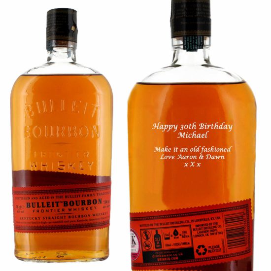 Personalised Bulleit Bourbon 70cl