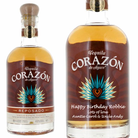 Personalised Corazón Reposado Tequila 70cl