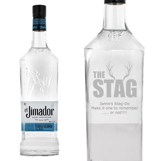 Personalised El Jimador Blanco Tequila 70cl