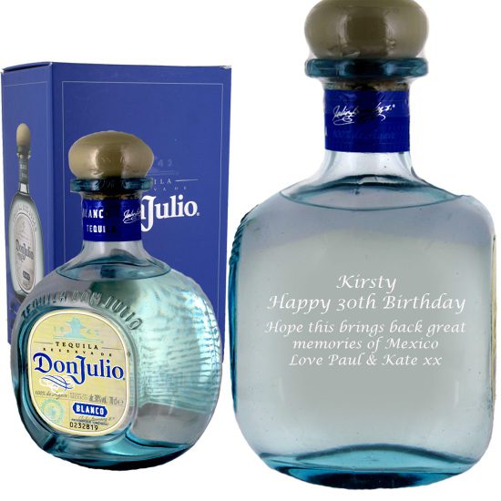 Personalised Don Julio Blanco Tequila 70cl