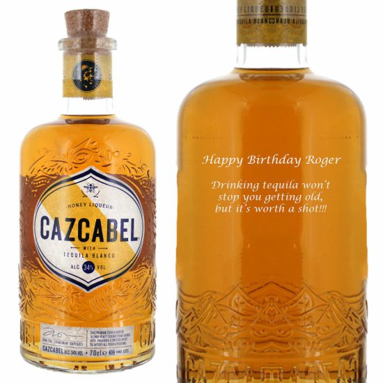Personalised Cazcabel Honey Tequila 70cl