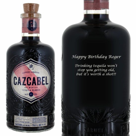 Personalised Cazcabel Coffee Tequila Liqueur 70cl