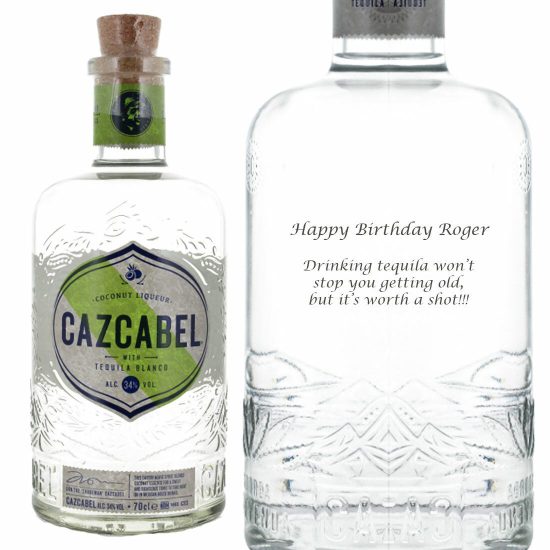 Personalised Cazcabel Coconut Tequila 70cl