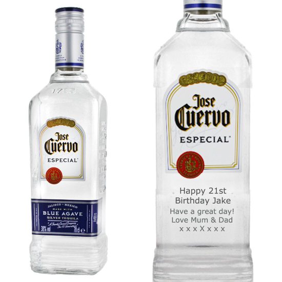 Personalised Jose Cuervo Especial Silver Tequila 70cl