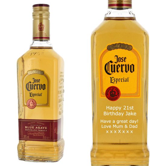 Personalised Jose Cuervo Especial Gold Tequila 70cl