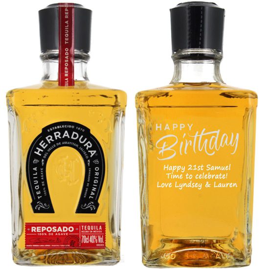 Personalised Herradura Reposado Tequila 70cl