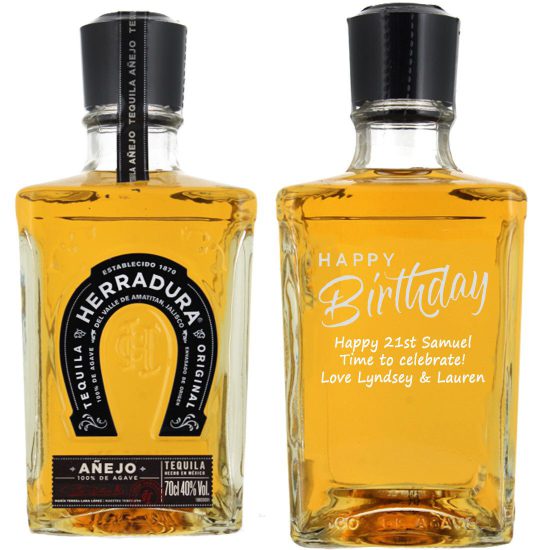 Personalised Herradura Anejo Tequila 70cl