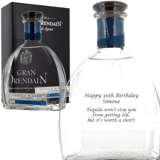 Personalised Gran Orendain Blanco Tequila 70cl