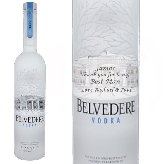 Personalised Belvedere Vodka 175cl