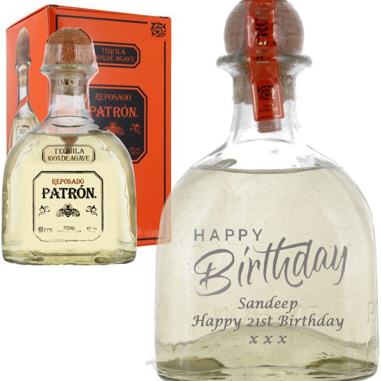 Personalised Patron Reposado Tequila 70cl