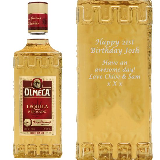 Personalised Olmeca Reposado Tequila 70cl