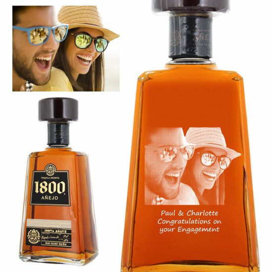 Photo Engraved 1800 Anejo Tequila 70cl