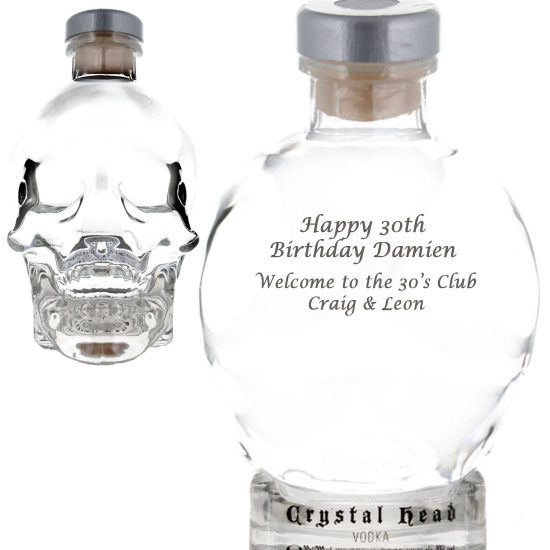 Personalised Crystal Head Vodka 70cl