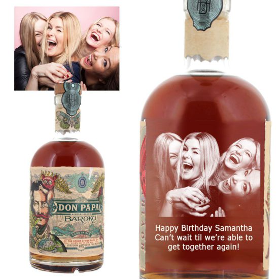Photo Engraved Don Papa Baroko Rum 70cl