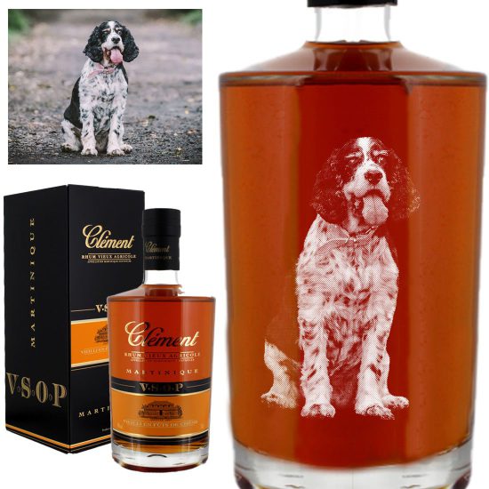 Photo Engraved Clement VSOP Gold Rum 70cl