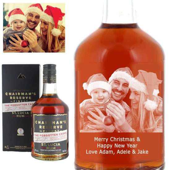 Photo Engraved Chairman's Reserve Forgotten Casks Gold Rum 70cl