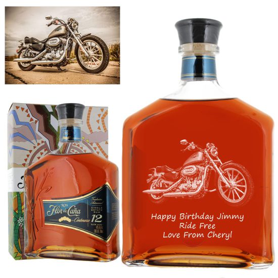 Photo Engraved Flor De Cana 12 Year Old Rum 70cl