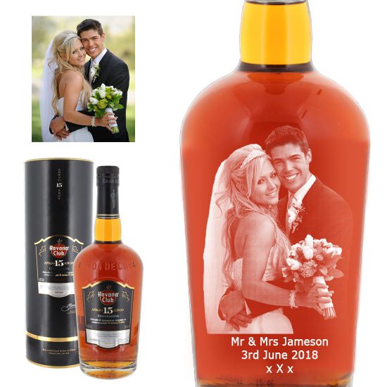 Photo Engraved Havana Club 15 Year Old Gran Reserva Rum 70cl