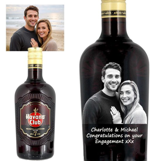 Photo Engraved Havana Club 7 Year Old Rum 70cl