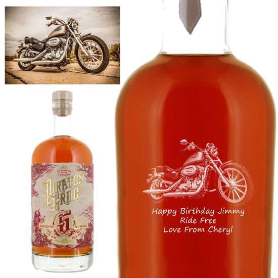 Photo Engraved Pirate's Grog 5 Year Old Rum 70cl