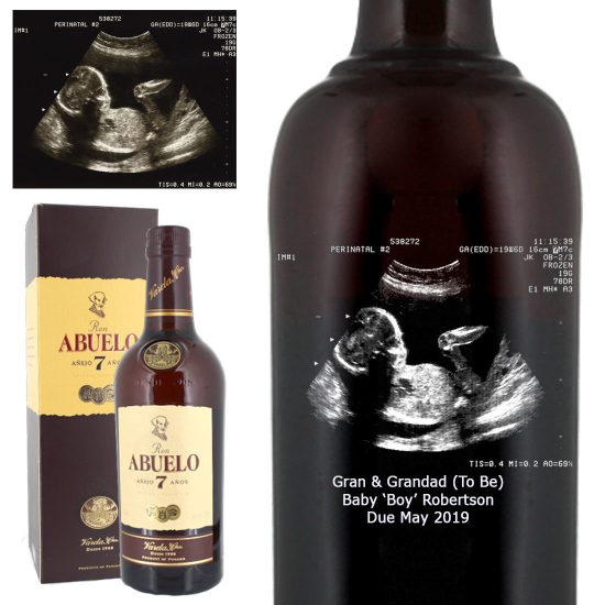 Photo Engraved Ron Abuelo 7 Year Old Rum 70cl