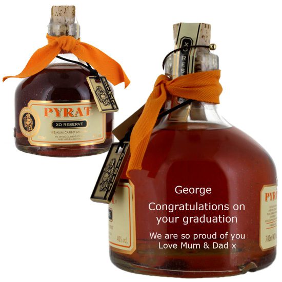 Personalised Pyrat XO Rum 70cl
