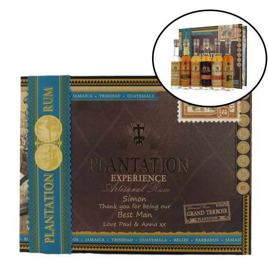 Personalised Plantation Rum Experience Box 6x10cl