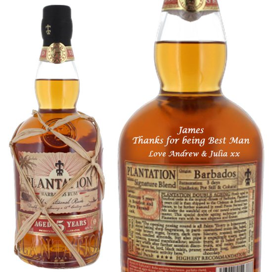 Personalised Plantation 5 Year Old Rum 70cl