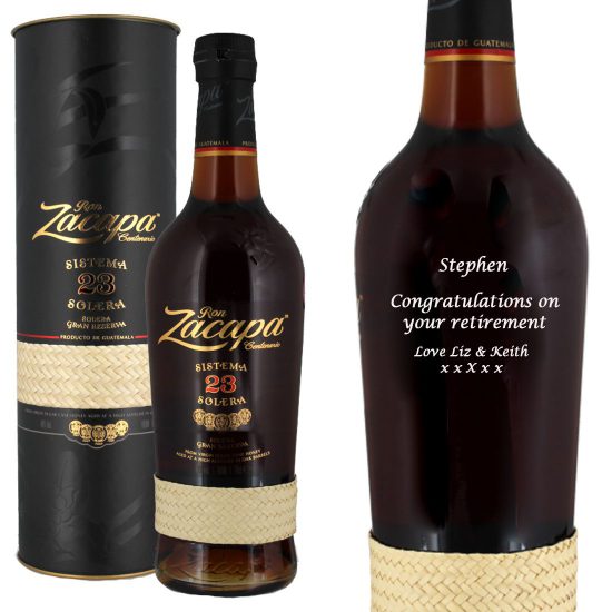 Personalised Ron Zacapa Centenario Solera Gran Reserva Rum 70cl